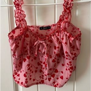 shein valentines top